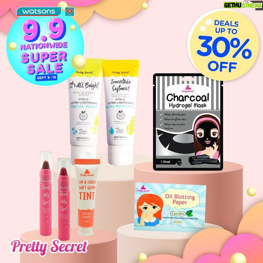 Mika Dela Cruz Instagram - Super excited for 9.9 SALE! Brb, i'll shop my favorite Pretty Secret products all day! 🤍 How about you, what are you getting? 😍 Make sure that you check them out on the links below: 🛒 https://bit.ly/PrettySecretAtWatsonsLazada 🛒 https://bit.ly/PrettySecretAtWatsonsShopee 🛒 https://bit.ly/PrettySecretWatsons 🛒 http://bit.ly/PrettySecretAtShopSM