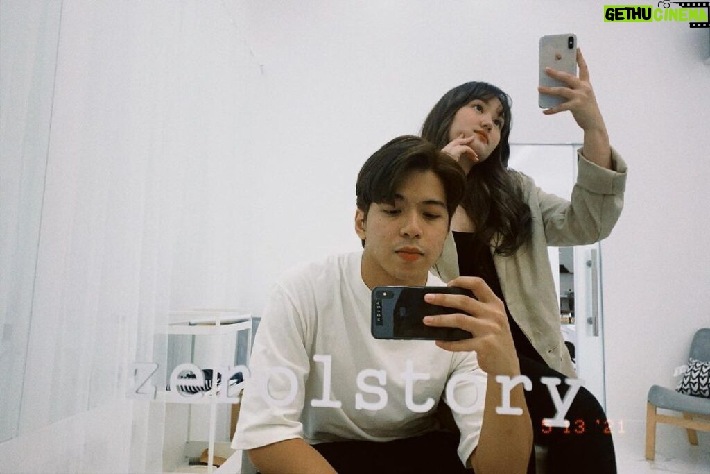 Mika Dela Cruz Instagram - we love having our monthly salon dates at @zero1story_ ☺️🤍👋🏻 *also our newest vlog is up on our couple channel too, click the link in my bio to watch it* love you guys ✨