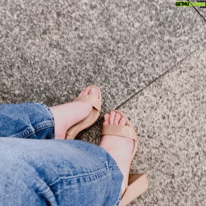 Mika Dela Cruz Instagram - @sofabph love this nude pair coz it’s chunky heels are perfect for walking around the whole day 🤍✨