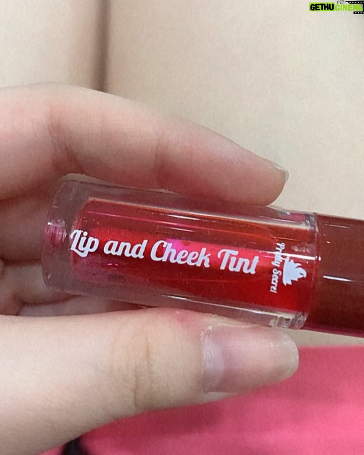 Mika Dela Cruz Instagram - my @prettysecretph lip and cheek tint stays all day even when worn underneath my facemask. during the pandemic no smudge makeup is key!! 🍓💪🏻 SHOP HERE: http://bit.ly/MikaxPrettySecret