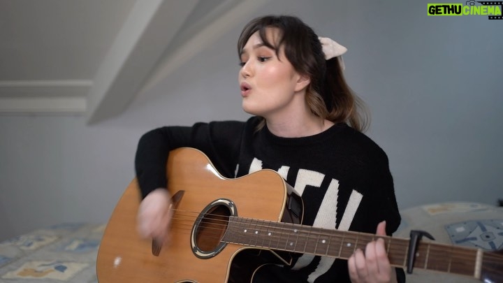 Mika Dela Cruz Instagram - my guitar has been missing for 2 years and i FINALLY found it last night.. was supposed to sing this with an areglo but last minute i decided to try doing a more raw and real cover.. kaya pasensya napo i am not really good with the guitar but yeah this is a worship song by MercyMe. the phrase "EVEN IF" expresses exactly where i am at this point.. because my daddy has passed away already.. I am not yet ready to talk about it and share everything right now but atleast I got to express my emotions a bit and give you a glimpse of how i feel. link in my bio.