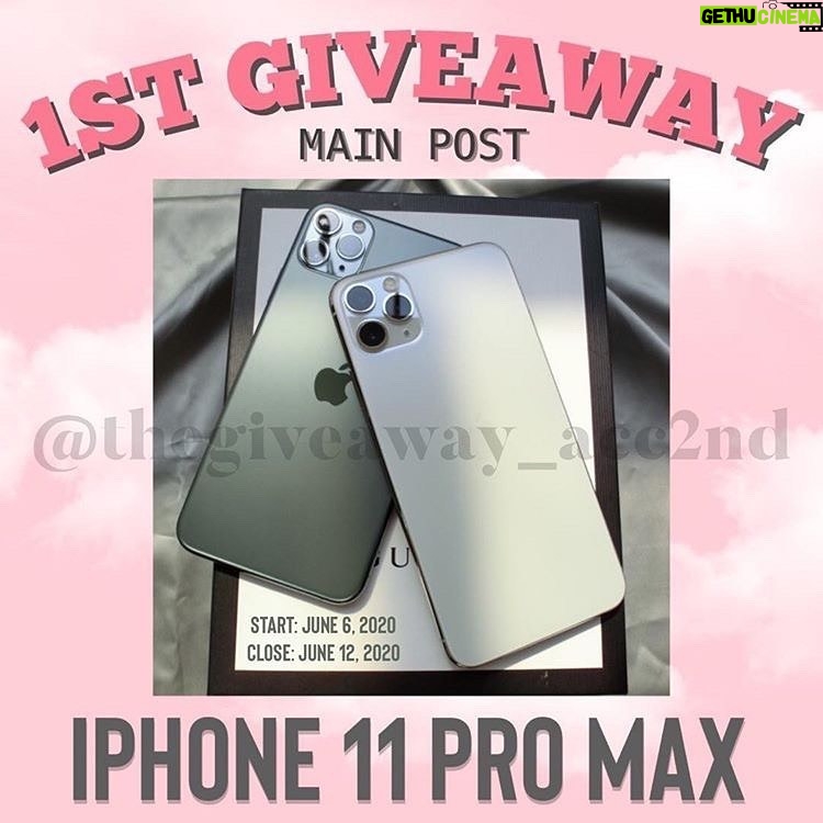 Mika Dela Cruz Instagram - 💜📱TWO LUCKY WINNERS OF IPHONE 11 PRO MAX or 50,000 CASH 💰 GIVEAWAY 😱THAT CAN BE YOURS! 🎉. 🥇ONE LUCKY WINNER from 7th giveaway of @thegiveaway_acc and 🏅ONE LUCKY WINNER from 1st giveaway of @thegiveaway_acc2nd YOU CAN ENTER BOTH GIVEAWAYS FOR MORE CHANCES OF WINNING!! 🎉✨ 💖To enter, Just follow these steps: 1️⃣ FOLLOW @thegiveaway_acc and @thegiveaway_acc2nd. 2️⃣ FOLLOW ALL ACCOUNTS @Thegiveaway_acc is following! AND also @Thegiveaway_acc2nd is following ✅ (As we always check ) . 3️⃣ LIKE this photo ❤️ 4️⃣ 📍Important Tip:📍 Make sure to go to Official Main “Giveaway Post” of @thegiveaway_acc and @thegiveaway_acc2nd ; posted on June 6,2020. Remember that we will choose the 2 Lucky winners on each Main Giveaway Post. Tag your friends as many as you can; more comments + tagged friends = More chances of Winning!.🎊✨ ______________________________________________ Users who unfollow will no longer be eligible to join future giveaways, Winners will be selected through a random name picker. . Giveaway closes on June 12,2020 at 10pm. Winners will be draw on June 13,2020 at 5:00pm via YouTube LIVE. The 🥇 1st Winner will be posted on @thegiveaway_acc and the 🏅 2nd winner will be posted on @thegiveaway_acc2nd. Account must be on public to win, no private accts, ghost accts, and accts created for the sole purpose of giveaways. We have the right to disqualify if not following or abusing the rules of the giveaway. This giveaway is not sponsored or administered by Apple or Instagram. MUST 13+ Years of age, released Instagram of responsibility & agree to Instagram's terms of use.