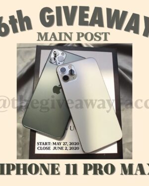 Mika Dela Cruz Instagram - 6th giveaway 💜📱IPHONE 11 PRO MAX GIVEAWAY 😱THAT CAN BE YOURS! 🎉.
💖To enter, Just follow these steps:

1️⃣ FOLLOW @thegiveaway_acc and @thegiveaway_acc2nd.

2️⃣ FOLLOW ALL ACCOUNTS @Thegiveaway_acc is following! ✅ (As we always check ) .

3️⃣ LIKE this photo ♥️Tag a friend ! .

4️⃣ 📍Important Tip:📍
Make sure to go @thegiveaway_acc  main post campaign may 27,2020 post and comment by tagging your friends Remember that we will choose the Lucky winner on the official main post. Tag your friends as many as you can; more comment + tagged friends = More chances of Winning!.🎊✨ ______________________________________________

Users who unfollow will no longer be eligible to join future giveaways, Winner will be selected through a random name picker.
.
Giveaway closes on may June 02,2020 at 10pm. Winner will be draw on June 03,2020 at 5:00pm via  YouTube LIVE. 
Winner will be posted on @thegiveaway_acc highlights and ig feed will have on the spot live call. Account must be public to win, no private accts. We have the right to disqualify if not following or abusing the rules of the giveaway, ghost accts, and accts created for the sole purpose of giveaways. This giveaway is not sponsored or administered by Apple or Instagram . MUST 13+ Years of age, released Instagram of responsibility & agree to Instagram's terms of use.
