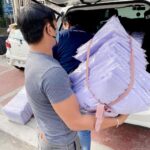 Mika Dela Cruz Instagram - with your kind donations we were able to distribute 200 high quality medical grade ppe suits + 200 caremasks today to PGH & Pasig City General Hospital • financial breakdown for these care pieces: 170,000 for the suits (850php each) + 20,000 for the masks (100php each) || total of 190,000 pesos • 🙏🏻❤️😷 #SHARETHECARE goodjob today team! can’t wait to distribute our next batches pls bear with us lang everything we make are high quality kaya it takes more time than usual. we wanna assure maximum protection and safety for our heroes 🤗