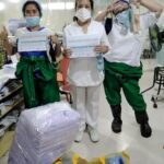 Mika Dela Cruz Instagram - with your kind donations we were able to distribute 200 high quality medical grade ppe suits + 200 caremasks today to PGH & Pasig City General Hospital • financial breakdown for these care pieces: 170,000 for the suits (850php each) + 20,000 for the masks (100php each) || total of 190,000 pesos • 🙏🏻❤️😷 #SHARETHECARE goodjob today team! can’t wait to distribute our next batches pls bear with us lang everything we make are high quality kaya it takes more time than usual. we wanna assure maximum protection and safety for our heroes 🤗