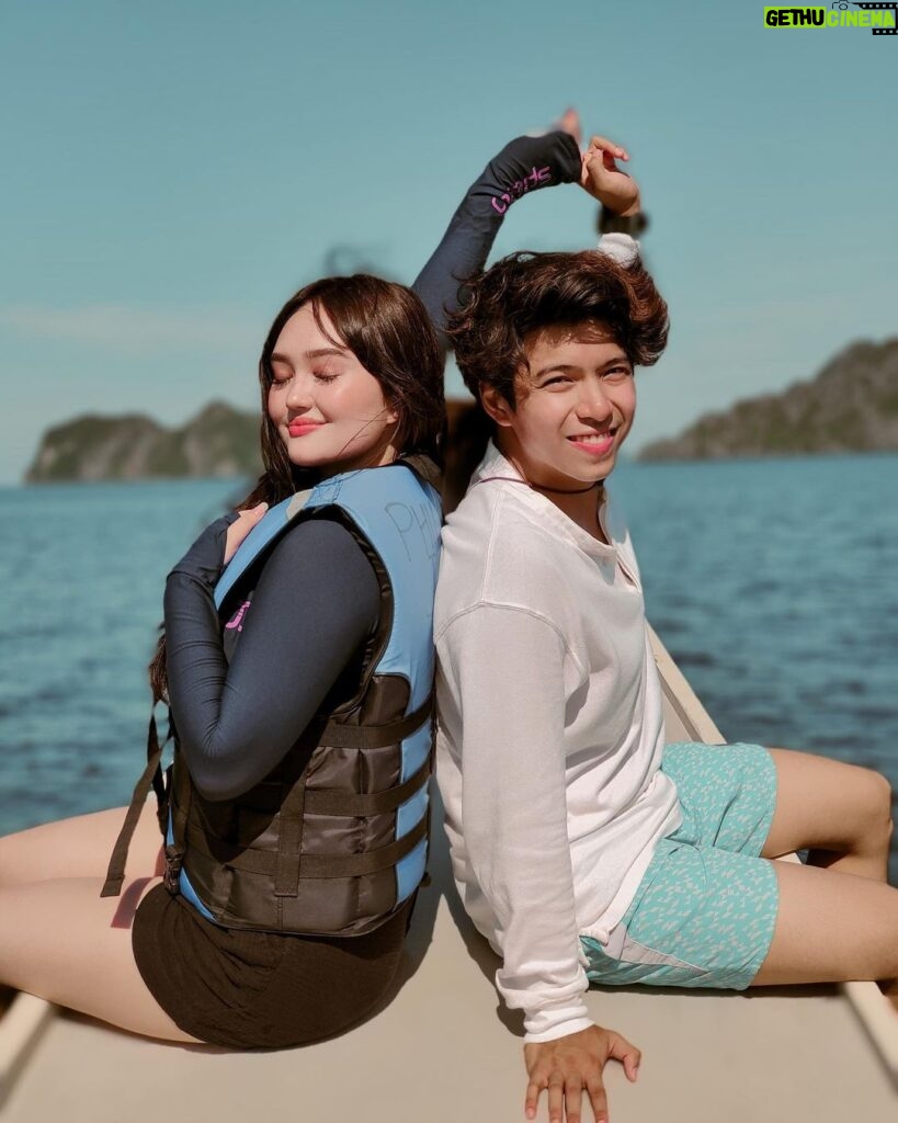 Mika Dela Cruz Instagram - Almost 4 years together & this is the first time that I got to experience traveling by plane with you ✈️ Can’t wait for the next adventure where we are faced with countless opportunities for growth and creating core memories.. 🤍✨🌊 El Nido, Palawan