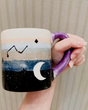 Mika Dela Cruz Instagram - we painted our very own ceramic mugs for my birthday last dec 9 💖 so happy he was super down for it and surprisingly went all out!! took him so long to perfect his artpiece ☺️ his work turned out to be better than mine.. 🥳 can’t wait to paint more mugs with u @zackwey ☕️🍵