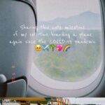 Mika Dela Cruz Instagram - Sharing this cute milestone of my 1st time boarding a plane again since the COVID-19 pandemic 🥹✈️🌈🌴✈️💖 Puerto Princesa, Palawan