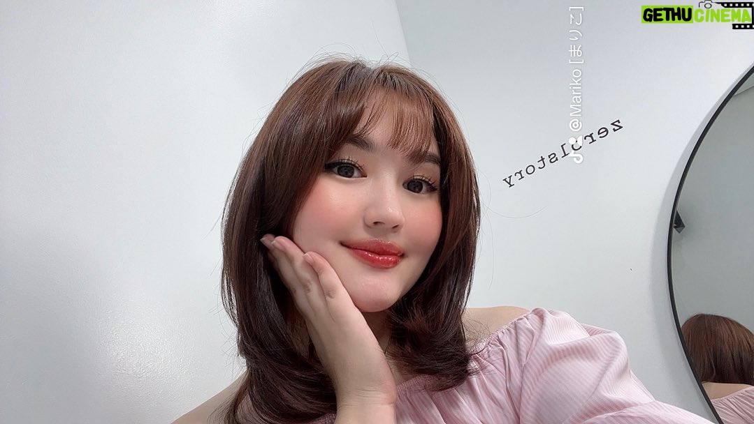 Mika Dela Cruz Instagram - slightly a red head girly ππ«Άπ» always love being at @zero1story_ π«§βοΈ everytime I leave the salon I am refreshed & my confidence is boosted π₯Ή btw, see u i will be livestreaming later on my tiktok account @mikadlacruzz 7pm β¨π₯³