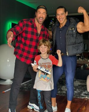 Mike O'Hearn Instagram - Little @titanohearn meeting a legend 🐺⚔️❤️ the peaceful warrior @ade_rai