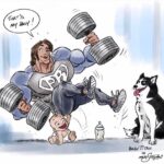 Mike O'Hearn Instagram - Baby @titanohearn doing what he does best, lifting up DaddyO @mikeohearn