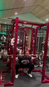 Mike O'Hearn Instagram - 450 lbs with slant boards 20° & a pause on a 12 Inch box & Lifting shoes for more range , I don’t use a belt or sleeves. to top it off, I was fasted the day before I freaking love this stuff .. how hard can I make it ❤️⚔️🐺 This maybe one of my most difficult squats I’ve done in my life So fun Doing the 30 day blitz volume 2 Titan Crew