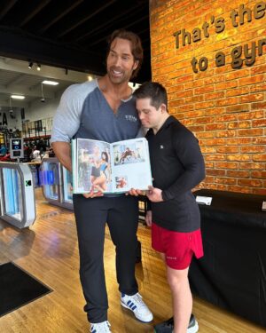 Mike O'Hearn Instagram - What an awesome week in California thanks to @goldsgymvenice1 for your hospitality 

I cannot describe the feeling looking through @schwarzenegger album with @mikeohearn  Two gentlemen I’ve had the privilege of learning from. 

#greenrangerkyle #bodybuilding #bodybuilder #downsyndrome #downsyndromebodybuilder #emdstigma #fitness #motivation #fyp #fypシ #foryoupage #explorepage