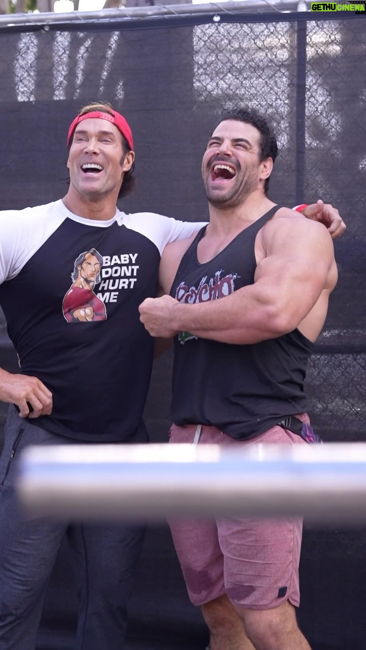 Mike O'Hearn Instagram - What do you get when a wrestler and a judoka team up? Almost 600lbs of a WWE star and American gladiator take over gold’s gym for a barbaric workout Our mindsets were so similar, it’s that old school wrestling mentality, this is someone you should follow. Could you hang with this tag team?