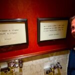 Mike Rowe Instagram - In Dallas, the wisdom is (well) hung above the urinals, and everywhere else. @pappasbrossteakhouse has great grub, great service. Sit at the bar and let the wisdom wash over you…
