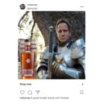 Mike Rowe Instagram - It was an impossible choice. There were 14,000 suggestions. Thousands were good, hundreds were great, dozens were sublime. In the end, I went with David Wynne’s caption – “A good knight starts with Knobel.” Many others were just as good, but none were better, or simpler, and I had to choose. Honorable mention goes to Joe Dubin. “Lets party like it’s 1499.” It made me laugh out loud, as did many others. David and Joe will receive an autographed Knobel hat. The rest of you have my thanks for playing along. If the ad makes you thirsty, you may quench it at knobelspirits.com. Link in bio. To say it another way, “This Father’s Day, get your Knight a Knoble.” . . . #whiskey #fathersday #congratulations