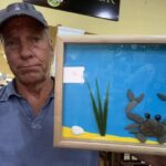 Mike Rowe Instagram - Sunday, outside of @BelAirLiquors there was thunder and lightning and an inch of rain falling every 30 minutes. Inside, there were over 100 well-mannered people with excellent taste in whiskey, waiting patiently in line to shake my hand and grab a photo. What do you say to people who brave a hurricane to say hello and buy a signed bottle of your grandfather’s whiskey? Well, if you’re me, you say “thanks,” as sincerely as you can, over and over again. Among others was the Pelletier family, all 14 of them. This is the largest family I’ve ever posed for a photo with, and I’m not even sure they were all represented. Once you show up with 14, you have to assume there’s another 3 or 4 in the wings, right? I don’t remember each of their names, but I think it was young Jake (?) who made a crab out of stones, mounted it in a very tasteful frame, and presented it to me as a gift. Thanks, Jake. Very thoughtful. I’ll hang it in a place of prominence upon my return. I met Nick Berte, who built a very cool Double Whiskey Barrel Liquor Cabinet, that opens and closes with the touch of a remote control. The store is raffling it off at the annual Maryland Italian Festival to raise money for charity. I met Mike Griffith, who is a Maryland State Delegate for District 35B. I know this because he gave me his business card, which I I’ll hang on to. You never know when you need the services of a state delegate, right? And then there was Jon, a Baltimore County Detective who was shot four times by a creep with an AR-15 just a few months ago. Jon survived, happily, and was released from the hospital not long ago. His wounds are very serious, but he stood in line like all the others, thanked me for supporting first responders, and gave me a patch that said, “Don’t Die Easy.” What do you say to a guy who risks his life to serve and protect you, gets damn near killed, and then comes out on a rainy Sunday to shake your hand? If you’re me, you say “thanks,” as sincerely as you can, over and over again. I proprietor, Larry Dean, and his hardworking family. Big thanks to all of you guys, for making it happen. And congratulations for having such awesome customers. Till next time. Belair Md