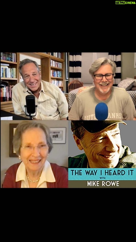 Mike Rowe Instagram - Pelvic Thrusts and Ball Squeezing with America's Grandmother People often wonder where the titles come from for these conversations with my mother. Wonder no more... Link in bio . . . #TheWayIHeardIt #podcast #mom #grandmother