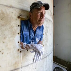 Mike Rowe Instagram - As season finales go, tonight’s episode of Dirty Jobs is a good one. We start in Logan, Utah, where the local beaver population is running amuck. Rather than kill them, which was the preferred method of beaver control for many decades, I meet Nate Norman and a group of ecologists determined to relocate them - a laborious process that involves trapping them and transporting them into the mountains where we build a dam for them, and then release them into the wild, far from the farmland and golf courses they seem bent on destroying. Along the way, we weigh them, tag them, and identify their sex, (not their gender.)

This is more complicated than you might think, since the beaver's sex organs are inside the body. They have only one opening, a cloaca, which they use for reproduction, scent-marking, defecation and urination. It’s a very busy hole, in other words, and even though the male's penis has a cartilaginous baculum (a bone), it’s impossible to find. The only way to determine male from female is to squeeze the fluid out of their castor gland – also located in the cloaca – onto a paper towel, and sniff it. The girl stuff smells different than the boy stuff, as you'll learn tonight. One more thing off my bucket list...

If that’s not enough to get your attention, I head from Utah to Hollywood, to meet the special effects artist who makes all the slime and fake cement for your favorite movies and TV shows. The number of movies and TV shows that require slime and fake cement is extraordinary, and over the years, Scott Heger has made most of it. Most famously, Scott made the slime in Ghostbusters that wound up all over Bill Murry when a poltergeist exploded in his face, way back in 1984. Tonight, nearly 40 years later, the same stuff winds up all over me, and all over the Dirty Jobs logo. Looks pretty good, in my opinion. Not as good perhaps, as the musky spunk from a beaver’s castor gland, but good enough for what could be the last episode of #DirtyJobs ever produced. Tonight at 8pm @Discovery.

If you can’t watch, please DVR it and watch before Wednesday. Unless of course, you’re sick of me and sick of Dirty Jobs and tired of being told what to do.

Carry on.