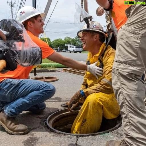 Mike Rowe Instagram - On the one hand, it’s just another sewer line in a McDonald’s parking lot in desperate need of repair. That alone, more than justified the time I spent in Murfreesboro last year, extending the life of a collapsing manhole by at least fifty years with my new friends at CTR Coatings . On the other hand, it’s another great American success story. The Reed family, like so many others we’ve featured on Dirty Jobs over the years, has figured out a way to prosper by getting dirty. Very, very dirty. Every day – sometimes, several times a day – Troy, Charlotte, Andrew, and Shane Reed extend the life of America’s infrastructure, and in the process, make a pretty great living. How they accomplish in technical terms, is better explained in tonight’s episode of #DirtyJobs which you can watch at 8pm on @Discovery. It’s called “Manhole Rehabilitator,” which sums it up rather nicely. But on a practical level, tonight's episode is really a love letter to hard work, true grit, relentless entrepreneurship, good humor, and family. It's also further proof that opportunity is alive and well everywhere you look - even twelve feet under the Golden Arches, where the meals are not as happy as they once were, and the Reed's are lovin' it! See you tonight!