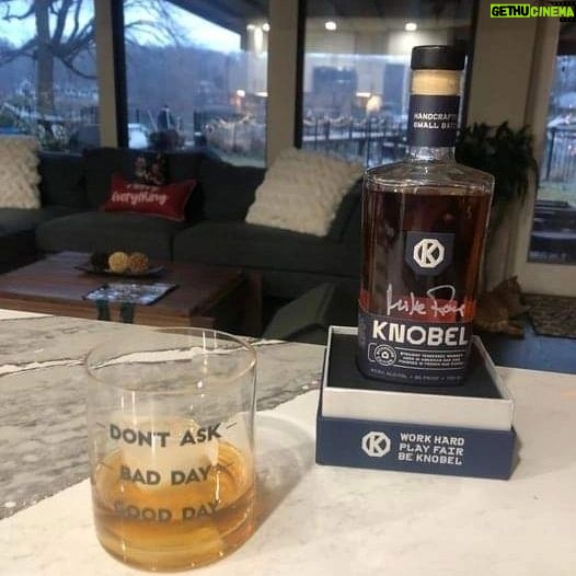Mike Rowe Instagram - A quick thanks to everyone who enjoyed a wee dram of @knobelwhiskey over the holiday. I received hundreds of photos from satisfied customers, along with a flurry of reviews that made me proud to see my Pop’s name preserved for posterity. Thanks for all the great feedback. Many of you have wondered if and when Knobel will make its way onto a shelf near you, and I’m happy to say we’re making progress, but it’s a slog. If the liquor business had a tagline, it would be, “Go ahead, try to launch a new brand. We dare you…” Nevertheless, we're now in Wyoming, Virginia, Tennessee, Maryland, Delaware, DC, and most recently Michigan. Also, the original juice is finally back in stock and in pretty good supply. However, the Rickhouse Edition was so popular as a temporary replacement, we’ve decided to replenish those stocks as well. (Rickhouse is 95 proof, the original is 90 proof.) Some new gift offerings are currently available along with just the juice, for those of you who would just as soon dispense with the hoop-de-doodle. In the meantime, I’m still allowed to ship directly to 28 (enlightened) states. A portion of all the online sales will continue to benefit @mikeroweWORKS, and that money will be well spent on our next work ethic scholarship program, coming up in a month or two. More information on that later. Carry on. Link in bio