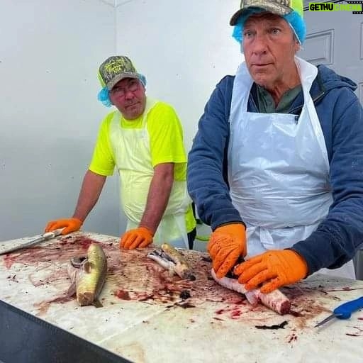 Mike Rowe Instagram - Mike – Be honest. How was the caviar from the Mississippi River? I’m only asking because a) you don’t look like a caviar kind of guy, and b) it’s hard to imagine a less appetizing scene than the bloodbath wherein you extracted the eggs from the fish. Wow! Also, you’ll be pleased to know that my wife had just taken a mouthful of chardonnay when you said, and I believe this a direct quote, “And really, who doesn’t want a little Rowe in their mouth?” The resulting spit take was one for the ages. Ned Howard Hi Ned I don’t know what a “caviar kind of guy” looks like, but when it comes to food, if it’s on the table, I’ll eat it. And as a rule, I enjoy everything I eat, including caviar. (The quote was accurate, by the way, but I was referring to “roe,” not “Rowe.” Regardless, please give your wife my regards!) As for the business of getting the eggs out of the fish and onto your plate, I’m afraid there’s no other way to do it. Like the crab on the bottom of the Bering Sea, it takes a lot of work, a lot of risk, and a lot of time to get a tin of caviar out the door and onto your blini. And in this case, a fair amount of blood. What you saw at Show Me Caviar LLC is precisely what it takes to catch, process, and ship the food in question, and I want to thank Cliff and Cara for being so transparent about their business, and for welcoming me aboard The Hillbilly Deluxe. Good times! Quick sidebar. I never want Dirty Jobs to be a lecture or a sermon, but I will use the show whenever I can to illustrate those instances where I think many people – myself included - have become disconnected from a few important things. Mostly, I’m interested in our overall relationship with work, and our collective definition of what it means to have a “good job.” Dirty Jobs has been a great way to challenge some of the stigmas and stereotypes that keep people from exploring all sorts of careers. . . . @discovery #dirtyjobs