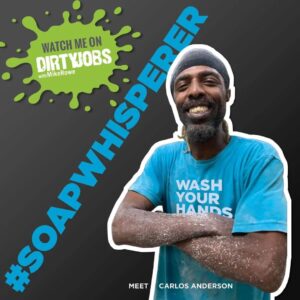 Mike Rowe Instagram - If you missed the first episode of Dirty Jobs, then you are not yet acquainted with Carlos the Soap Whisperer. Well, allow me to introduce you.

Carlos was struggling once upon a time - struggling mightily to make ends meet. No car, no job, no direction, no prospects. In 2010, he was given a chance by a guy named Shawn, who had started a non-profit in Florida called @clean_the_world . Today, Carlos is still there, helping Shawn and a team of bloody do-gooders recycle millions of bars of barely used hotel soap and shipping them to third world countries with massive hygiene problems. He’s also supporting himself and his family.

If you remember Returning the Favor, Carlos will remind you of the kind of people we used to honor on that program. People with a passion and a purpose larger than themselves. That show, for reasons I still don’t understand, is no longer in production. And so, from time to time, I try to use #DirtyJobs to introduce you to people I think you should know. Well, Carlos is one of those people. In twelve years, he has recycled over 73 million bars of soap, and helped save the lives of tens of thousands of people. People he will never meet.

We could ponder the irony of a show called Dirty Jobs highlighting the business of recycling soap. Or the ingenuity and wisdom of Shawn Seipler, who first asked the question, "What happens to all the hotel soap that's only used once?" But on Christmas Eve, I prefer to consider the story of one man with no job and no prospects, winding up with a true purpose in his life.

If you saw Carlos in action, you saw a man who cleaned up his act in every way possible. A man who absolutely loves what he does. A man who can’t wait to get to work the next day to do it all again. A man whose work ethic and positive attitude have earned him the admiration of everyone around him.

That’s Carlos, the Soap Whisperer.

And everyone else, I suppose, whoever got a second chance, and ran with it.

Merry Christmas
.
.
@discovery