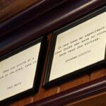 Mike Rowe Instagram - In Dallas, the wisdom is (well) hung above the urinals, and everywhere else. @pappasbrossteakhouse has great grub, great service. Sit at the bar and let the wisdom wash over you…