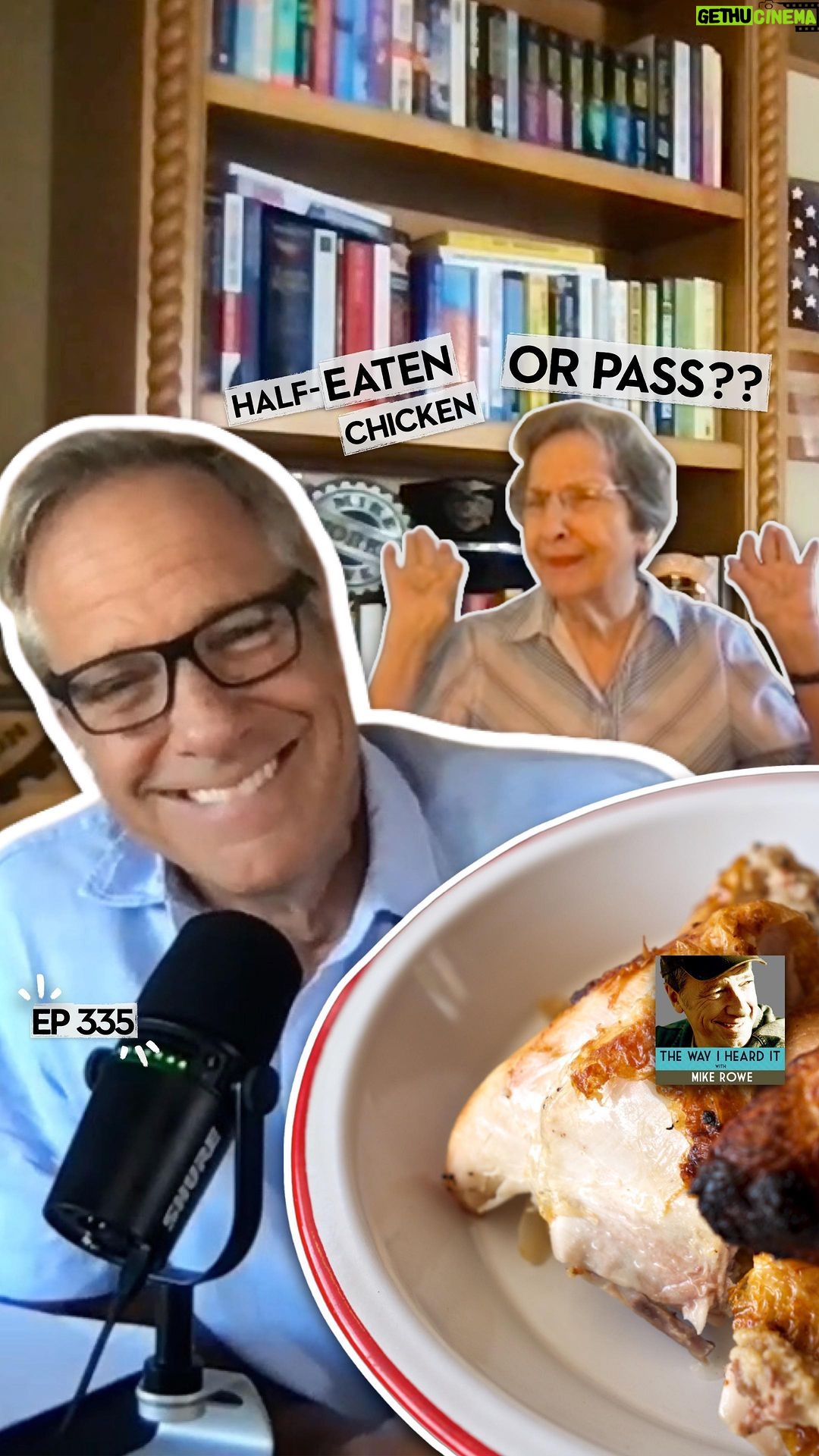 Mike Rowe Instagram - If you need a laugh today, join my mother and me for another cup of coffee and another mildly inappropriate conversation. You will very likely snort. Link in bio.