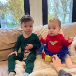 Mike Sorrentino Instagram - Happy Halloween 🎃 🎃🎃🎃🎃🎃 Wonder Woman & toddler ( not feeling well and refusing to put on his costume lol 😂)