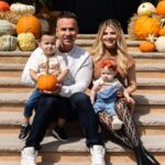 Mike Sorrentino Instagram - Good things come in threes 🥹 Adding another pumpkin to our patch 🙏🏼 Baby #3 coming March 2024 Photo 📸 @thesocial_butterflymedia Decorations 🎃 @thenurseryatcoltsneck Hair @giana_martino Makeup @bighoopenergybeauty @lauren_damelio Dress @bijouxboutique.nj