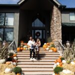 Mike Sorrentino Instagram - Good things come in threes 🥹 Adding another pumpkin to our patch 🙏🏼 Baby #3 coming March 2024 Photo 📸 @thesocial_butterflymedia Decorations 🎃 @thenurseryatcoltsneck Hair @giana_martino Makeup @bighoopenergybeauty @lauren_damelio Dress @bijouxboutique.nj