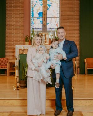 Mike Sorrentino Instagram - God is good ⛪️

📸 credit @magicmomentsnj 
Baby outfits @babybeauandbelle 
Hair @kevinkelly.hair 
Makeup @lauren_damelio