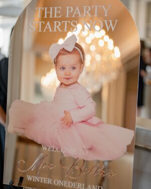 Mike Sorrentino Instagram - Mia Bella’s Winter ONEderland ❄️ ✝️ 🎂
@5thavenueweddings - event planner Meena Lee

The Water Club - venue

@magicmomentsnj - Photobooth, DJ & Photography 

@shopfineflowers - Flowers 

@loonaballoon - Balloons 

@tumblingtikes - Soft Play Area 

@njbubbleparties - Bubble Show 

@thevintagecake - Cake & Dessert Table 

@dreschic - Invitations & Table Number 

@divinecoffeenj - Hot Chocolate & Coffee Station

@JCsArtDesigns - Welcome Mirror Sign, acrylic signage & accessories 

@foryourparty - Customized Napkins, Cups & Stirrers 

@thekidstablenj - Kids Table & Chairs 

@adamsrental - All Rentals 

@caits_crew - Kids Activity Team 

@babybeauandbelle - Mia Bella’s Baptism gown & Romeo’s suit

@bellethreads - Mia Bella’s Party dress 

Makeup @lauren_damelio

Hair @kevinkelly.hair