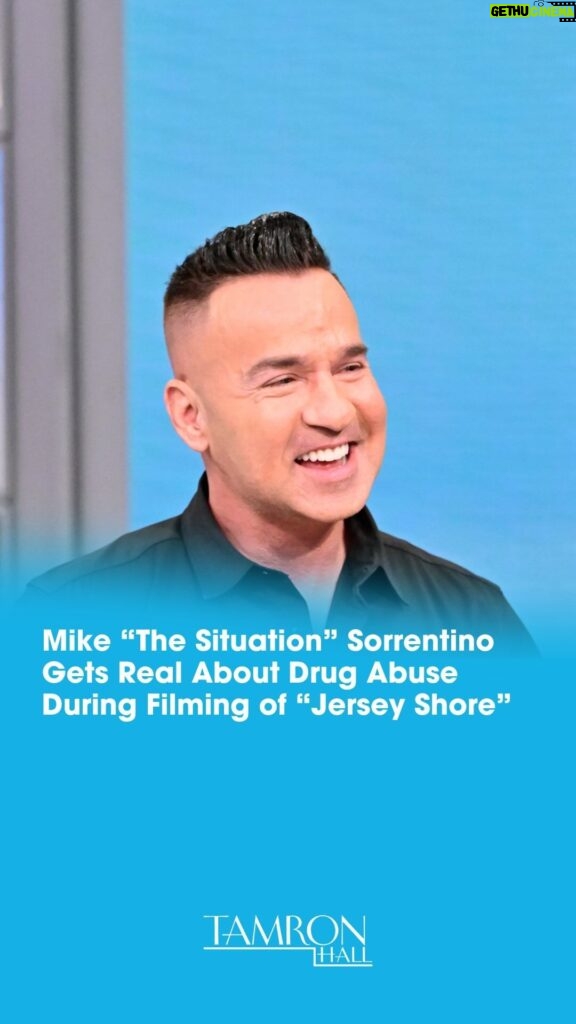 Mike Sorrentino Instagram - Mike “The Situation” Sorrentino says that during the filming of #JerseyShore he was hiding drugs in the soles of his shoes and making secretive phone calls to drug dealers.