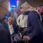 Mike Tyson Instagram – Look who’s in attendance for the historic #PFLvsBellator event 👀👀👀

@miketyson 🤝 @jonnybones 

#PFLvsBellator LIVE NOW 
🇺🇸 ESPNEWS & ESPN+
🔗in bio