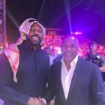 Mike Tyson Instagram – “Me and @jonnybones at the @pflmma fight in Riyadh”