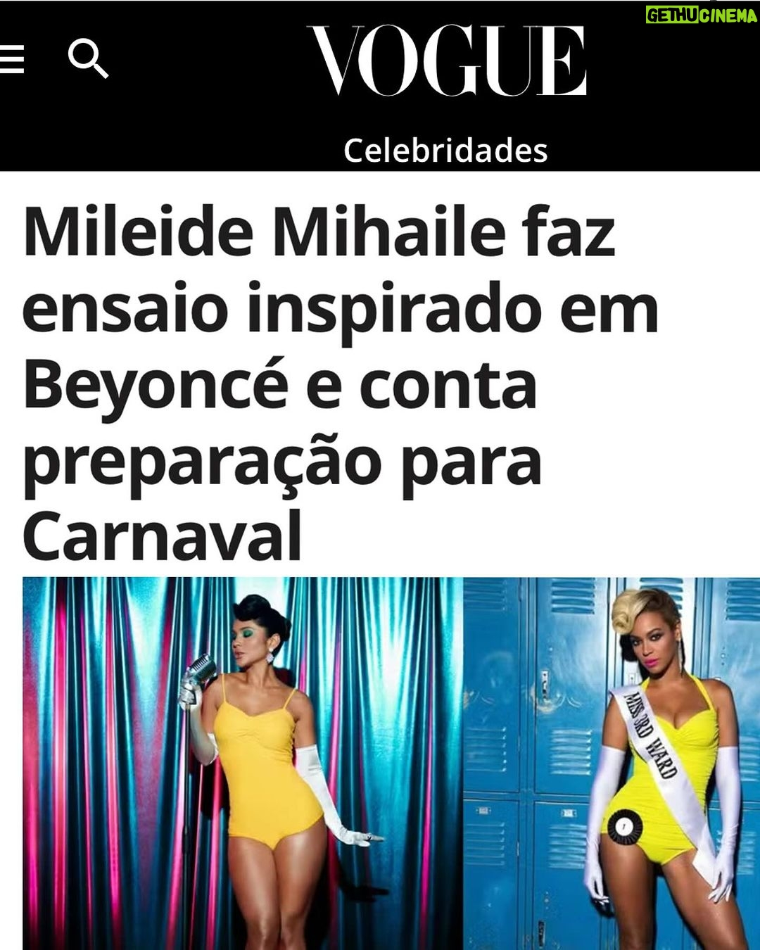 Mileide Mihaile Instagram - O #CarnavalDaMileide do jeitinho que eu amo! Mais um conceito inspirado na queen, @beyonce. A referência é do clipe “Pretty Hurts”, onde Beyoncé sofre com a pressão e a dor que mulheres são submetidas para atingir um certo padrão estético. Confiram a matéria linda que saiu na @voguebrasil, para saber um pouco mais sobre a minha inspiração. E não parou por aqui, aguardem, pois tem muito mais vindo por aí! 💛✨ Styling @luizplinio Make and Hair @welldiasss Clicks @gabriel_bertoncel São Paulo, Brazil
