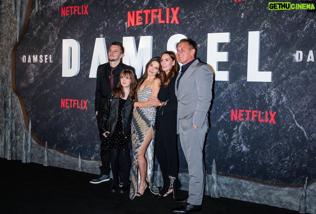 Millie Bobby Brown Instagram - damsel premiere 🐉
