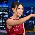 Millie Bobby Brown Instagram - @milliebobbybrown shares how @jakebongiovi proposed to her underwater ❤️ #FallonTonight The Tonight Show Starring Jimmy Fallon