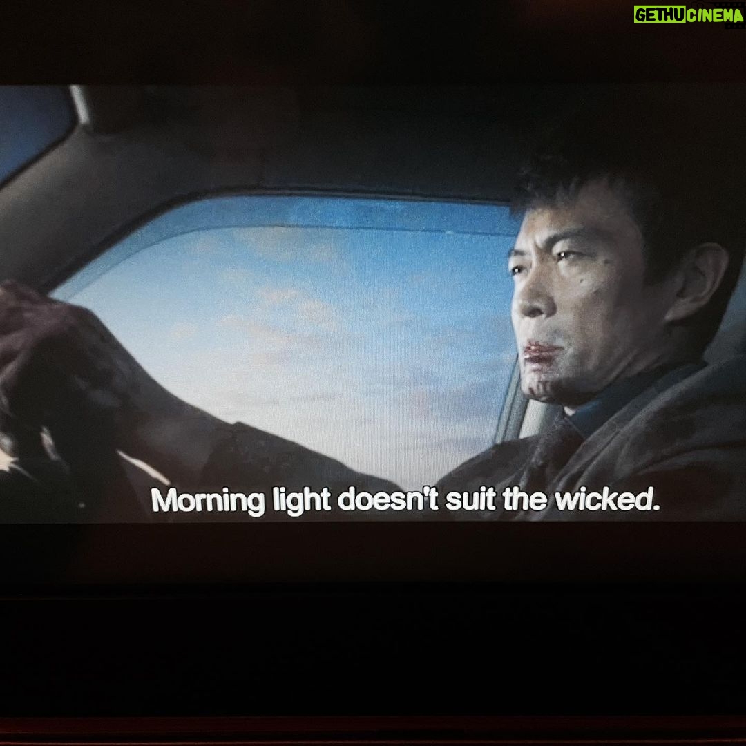 Milo Ventimiglia Instagram - Morning Light Doesn’t Suit the Wicked. Takashi Miike. First Love. MV.