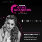 Mimi Chakraborty Instagram – Pan-India star Mimi Chakraborty doesn’t mince words in calling out the gender bias that still exists both in the real and virtual world.

Hungama Game Changers Podcast: Hosted by @raunaqroy streaming now <link in bio>