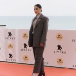 Mina El Hammani Instagram - @sitgesfestival 🖤 📸 @_montsealcaraz @sandroparis @alohas @guerlain @cristorguez @capelliercapellier 🖤