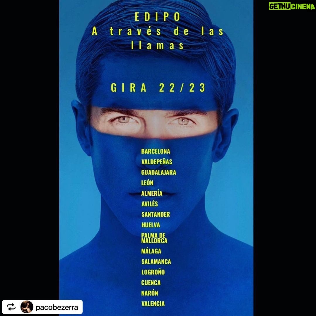 Mina El Hammani Instagram - 👁🩸👁 Edipo se arrancará los ojos ante los espectadores del @teatreromea de Barcelona —en donde estaremos del 6 al 16 de octubre—, para seguir haciéndolo, noche tras noche, hasta llegar a Valencia. Dirigida por @luisluquecabrera e interpretada por @alejosauras @minaelhammani @chainli_1020 @edmayo @thediegich @omarzaragoza__ @alejandrolinarescuba y @juliarvbio, “Edipo a través de las llamas” es una producción del @teatroespanol_madrid @pentacionespectaculos y el @festivaldemerida con diseño de iluminación de @forkili, música original de @marianomarinrioja, vestuario de @almurhuertas, escenografía de @monicaboromello y videoescena de @brunopraena 🌀 Comienza la gira @muchoartemanagement ✨