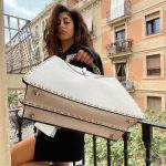 Mina El Hammani Instagram - My Fendi time in Barcelona 🤍 @fendi #fendipeekaboo #publi
