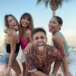 Mina El Hammani Instagram - Cada segundo a vuestro lado me habéis hecho la mujer más feliz del planeta🥹 @javierariano7 @lauramontesinos43 @marianasalazar.r OS AMOOOOOOOOOOOOOOOOOOOOO!!!!!!!♥️♥️♥️♥️♥️♥️♥️ @mrkilombo que descubrimiento de ser humano querido 💙 Gracias infinitas @ivankhanet @lagoresortme @aquarium_rte por cuidarnos tanto y mimar cada detalle! 🙏🫶 Lago Resort Menorca, Suites Del Lago