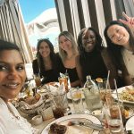 Mindy Kaling Instagram - Kaling Int + friends lunch! ❤️
