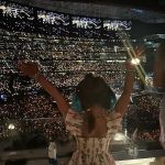 Mindy Kaling Instagram - Thank you so much @sofi and @taylorswift for the best first concert EVER for my daughter, Kit! She swapped friendship bracelets all night and got to hear her favorite Taylor song live, Cruel Summer! It was such a magical night. SoFi Stadium