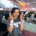 Mindy Kaling Instagram - The first night of the LA Eras tour was everything! @haimtheband set the tone by destroying in their home town and then @taylorswift, well, did her bejeweled thing and 70,000 of us were like “how can we know every single lyric to 5 hours of songs?”. There were no highlights. It was all highlight. Just be happy I’m not posting the video @katelinden took of me screaming along to “Delicate”. Thank you Tree and Taylor!