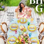 Mindy Kaling Instagram - We shot this @betterhomesandgardens cover a few months ago when I didn’t anticipate how much more time I would be spending at home! I am a homebody so it’s my fantasy to stay put and have people come over for dinner. I love incorporating Indian influences in my home decor and my hosting. Thank you so much @betterhomesandgardens for this beautiful cover, I’m so honored! Enjoy these pics and interview and yes, this is exactly how I look at home every day, on my down time.